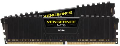Память Corsair Vengeance LPX Black DDR4 32Gb (2x16Gb) 2666MHz CL16 Kit CMK32GX4M2A2666C16