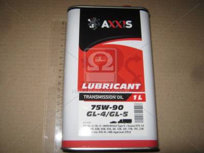 Масло Axxis 75W-90 GL-4 / GL-5 1л