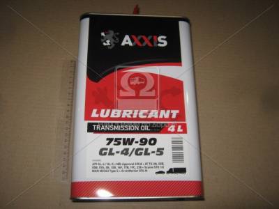 Масло Axxis 75W-90 GL-4 / GL-5 4л