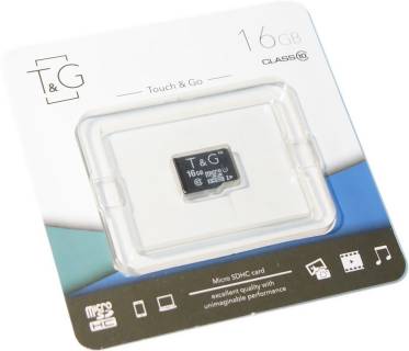 Флеш-карта T&G microSDHC 16Gb Class10 UHS-I TG-16GBSD10U1-00