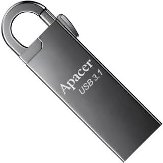 Флеш-память USB Apacer AH15A Ashy 32GB Gray USB 3.1 AP32GAH15AA-1