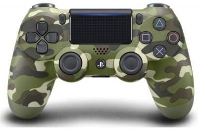 Манипулятор Sony PlayStation Dualshock v2 Green Cammo 9895152
