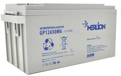 Аккумулятор Merlion RDC12-65 GP12650M6