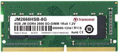 Оперативная память Transcend So-Dimm DDR4 8Gb 2666MHz CL19 JM2666HSB-8G