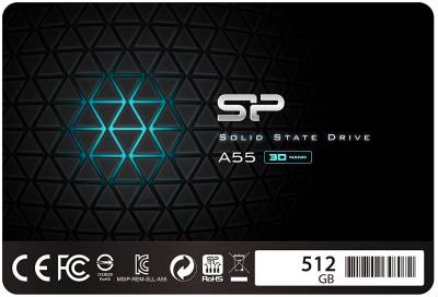 Накопитель Silicon Power A55 512GB TLC SP512GBSS3A55S25