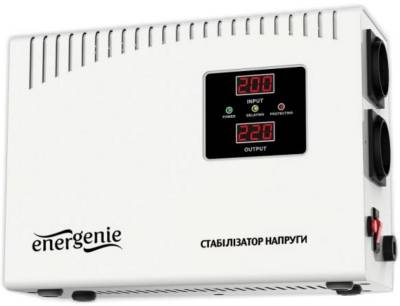 Стабилизатор EnerGenie EG-AVR-DW2000-01 White (1200W)