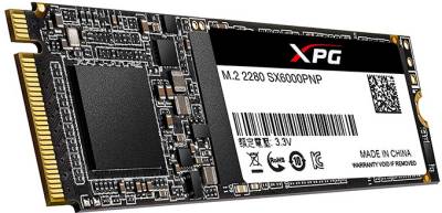 Внутренний HDD/SSD A-Data XPG SX6000 Pro 1TB M.2 2280 NVMe 1.3 PCIe 3.0x4 3D NAND TLC ASX6000PNP-1TT-C