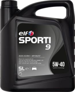 Масло ELF Sporti 9 5W-40 5л (208440)