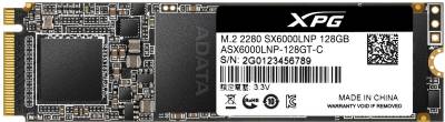 Накопитель A-Data XPG Gaming Series 128GB PCIe 3.0x4 NVMe 1.3 M.2 2280 3D TLC ASX6000LNP-128GT-C