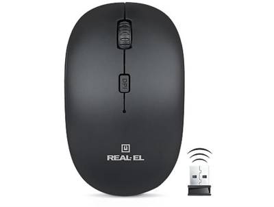 Мышка REAL-EL RM-301 black