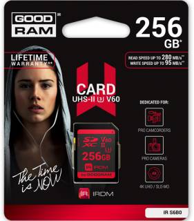 Флеш-карта Goodram IRDM SDXC 256GB V60 UHS-II U3 IR-S6B0-2560R11