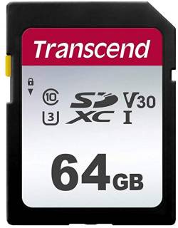 Флеш-карта Transcend 300S SDXC 64GB UHS-I U3 V30 TS64GSDC300S