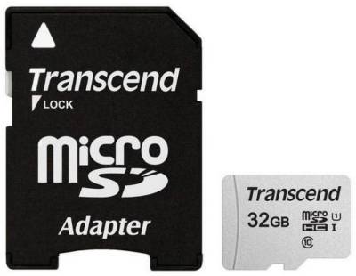 Флеш-карта Transcend 300S microSDHC 32GB UHS-I U1 + adapter TS32GUSD300S-A