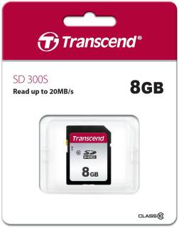 Карта памяти Transcend 300S SDHC 8GB class 10 TS8GSDC300S