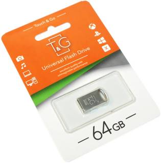 Флешка T&G 105 Metal series 64GB Silver USB 2.0 TG105-64G