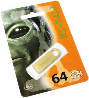 Флешка HI-RALI Shuttle series 64Gb Gold USB 2.0 HI-64GBSHGD