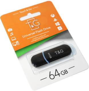 Флешка T&G 012 Classic series 64GB Black USB 2.0 TG012-64GBBK