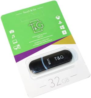 Флешка T&G 012 Classic series 32GB Black USB 2.0 TG012-32GBBK