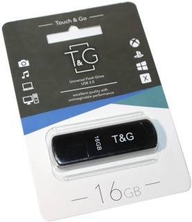 Флешка T&G 011 Classic series 16GB Black USB 2.0 TG011-16GBBK
