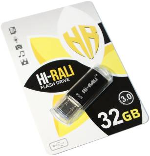 Флешка HI-RALI Rocket series 32Gb Black USB 3.0 HI-32GB3VCBK