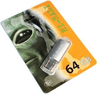 Флеш-память USB HI-RALI V-Cut series 64GB Silver USB 2.0 HI-64GBVCSL