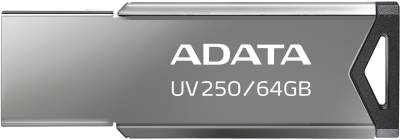 Флеш-память USB A-Data UV250 64GB Metal Black USB 2.0 AUV250-64G-RBK