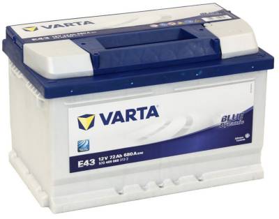 Аккумулятор Varta Blue Dynamic E43 72Ah 572409068