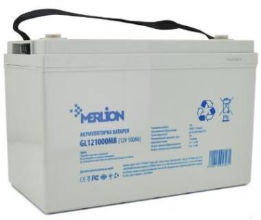 Аккумулятор Merlion 12 V-100 Ah (GL121000M8)