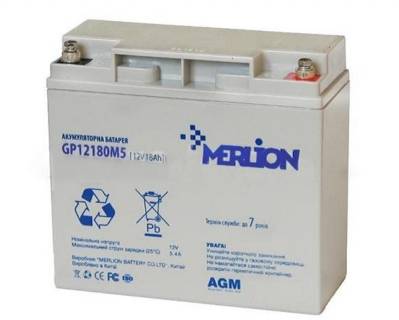 Аккумулятор Merlion 12V-18AH (GP1218M5) GP1218M8