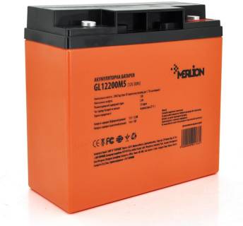 Аккумулятор Merlion 12V-20AH GEL (GL1220M5 GEL) Orange