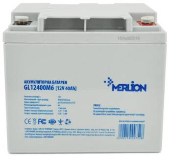 Аккумулятор Merlion 12 V-40 AH (GL12400M6) GEL