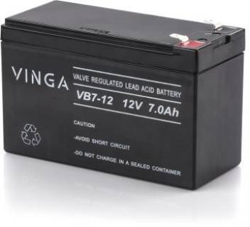 Аккумуляторная батарея Vinga 12V - 7Ah (VB7-12)