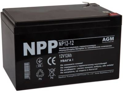 Аккумулятор NPP 12V - 12Ah (NP12-12)