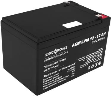 Аккумулятор LogicPower AGM LPM 12 - 12 AH 6550