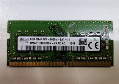 Память Hynix So-Dimm DDR4 8GB 2666MHz CL19 HMA81GS6CJR8N-VK