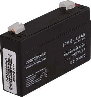 Аккумулятор LogicPower LPM 6-1.3 AH (4157) AGM