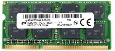 Память Micron So-Dimm DDR3 8GB 1600MHz CL11 MT16KTF1G64HZ-1G6E1