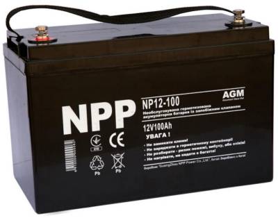Аккумулятор NPP 12V - 100AH (NP12-100)