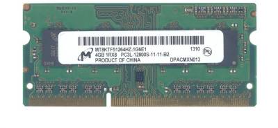 Память Micron So-Dimm DDR3 4GB 1600MHz CL11 MT8KTF51264HZ-1G6E1