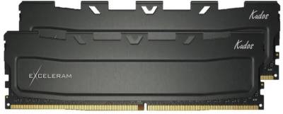 Память Exceleram Kudos Black DDR4 16GB (2x8GB) 3200MHz CL16 Kit EKBLACK4163216AD