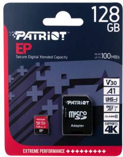 Флеш-карта Patriot EP Series 128GB + adapter PEF128GEP31MCX