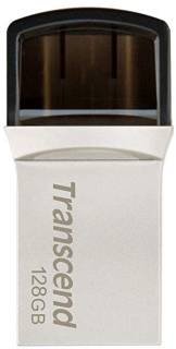 Флешка Transcend JetFlash 890 128GB Silver Type-C + USB 3.1 TS128GJF890S