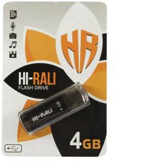 Флешка HI-RALI Stark series 4GB Black USB 2.0 HI-4GBSTBK
