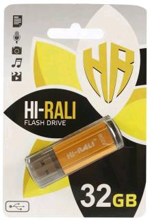 Флешка HI-RALI Stark series 32GB Gold USB 2.0 HI-32GBSTGD