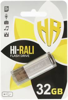Флешка HI-RALI Stark series 32GB Silver USB 2.0 HI-32GBSTSL