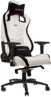 Кресло NOBLECHAIRS EPIC White/Black NBL-PU-WHT-001 / GAGC-085