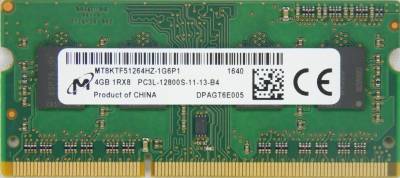 Память Micron So-Dimm DDR3 4GB 1600MHz CL11 MT8KTF51264HZ-1G6P1