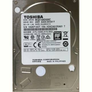 Накопитель Toshiba HDD 200GB 4200rpm 8MB MQ01AAD020C
