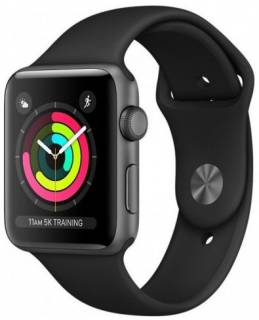 Часы Apple Watch Series 3 GPS, 42mm (MTF32GK/A) Space Grey Aluminium Case with Blac
