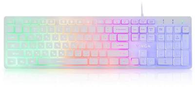 Клавиатура Vinga KB410 USB White KB410 White